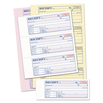 TOPS™ Money And Rent Receipt Books, Two-part Carbonless, 2.75 X 7.19, 1-page, 100 Forms freeshipping - TVN Wholesale